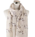 Scarf med hästmotiv