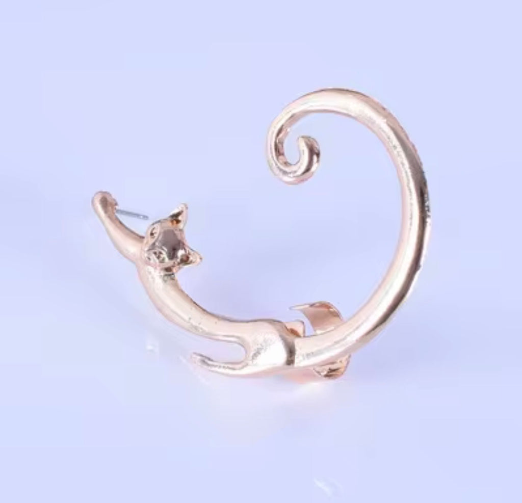 Katt-örhänge " ear wrap"