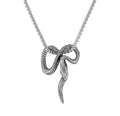 Halsband-Orm, finns i svart metall och i silver