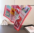 Scarves-Färgglada hästar