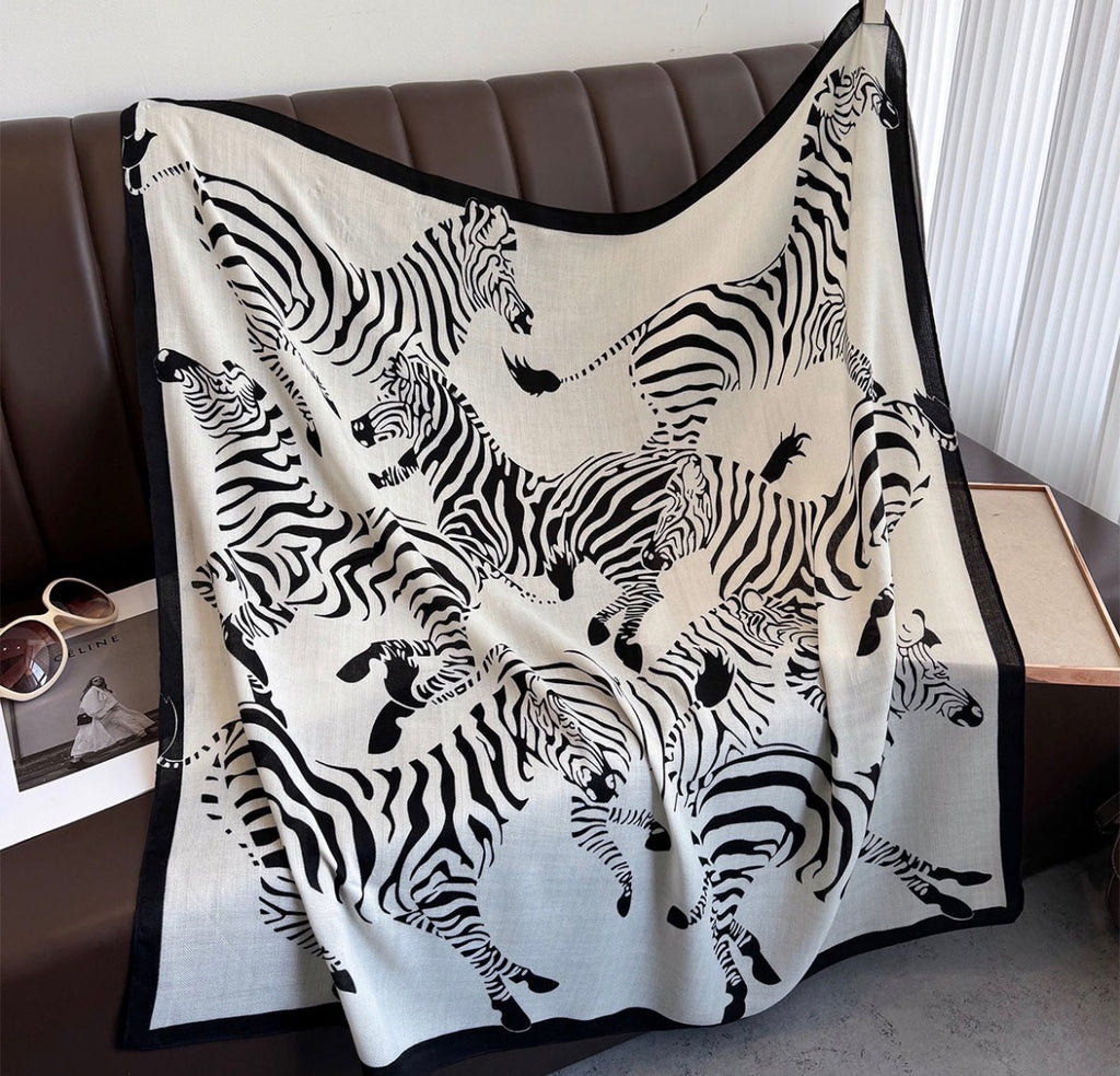 Scarves-Happy zebras