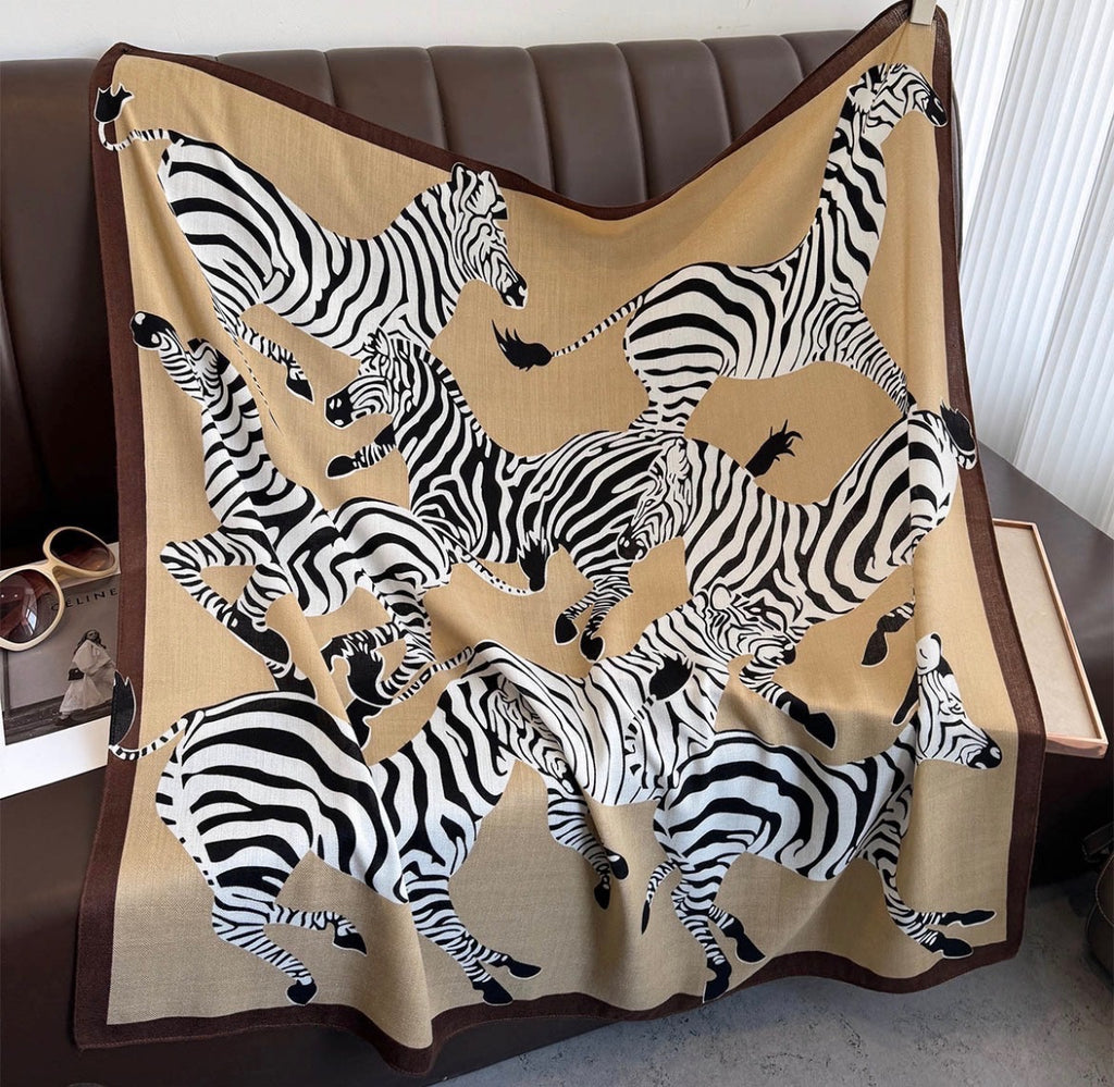 Scarves-Happy zebras
