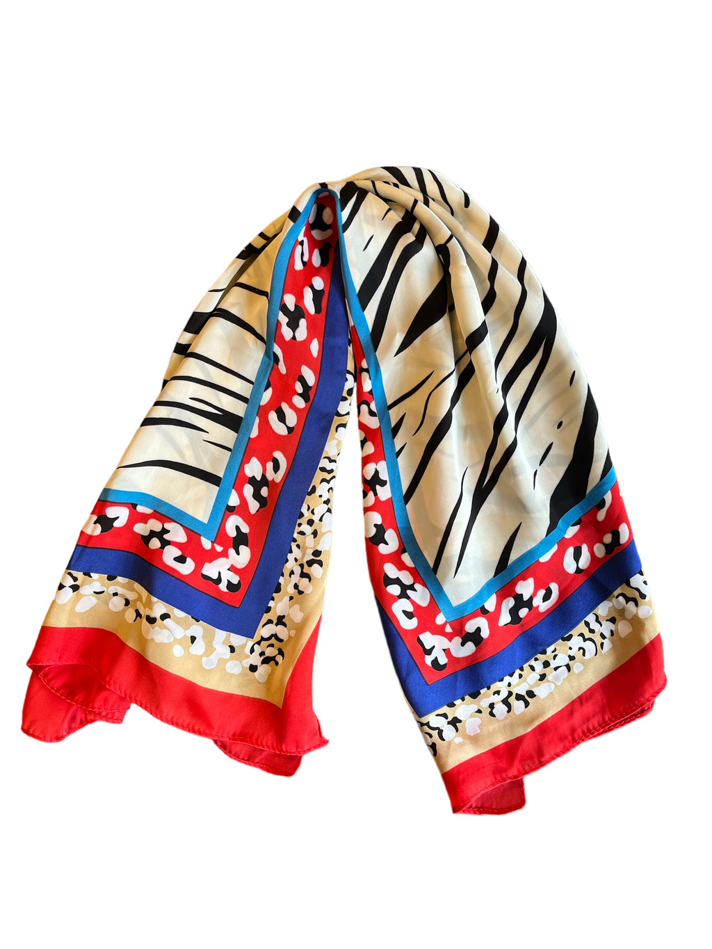 Scarf med zebraprint