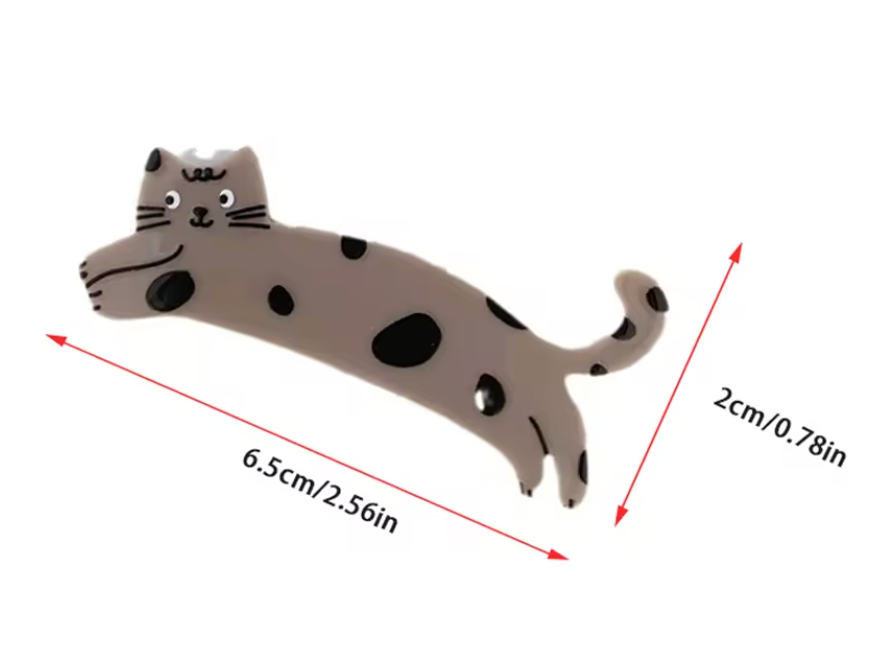 Söt kattklämma till håret, finns i 4 färger