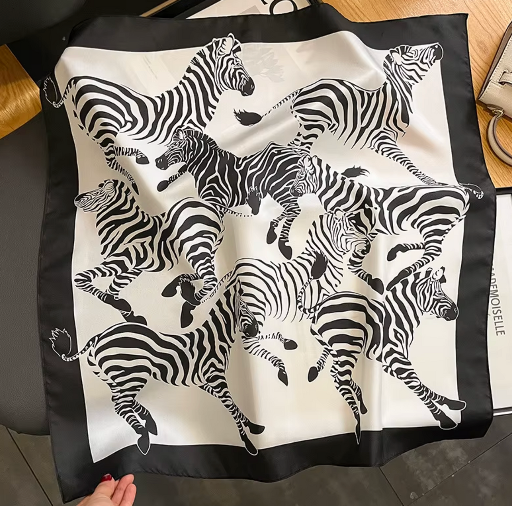 Sidenscarves-zebror
