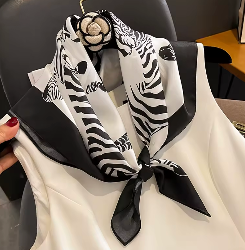 Sidenscarves-zebror