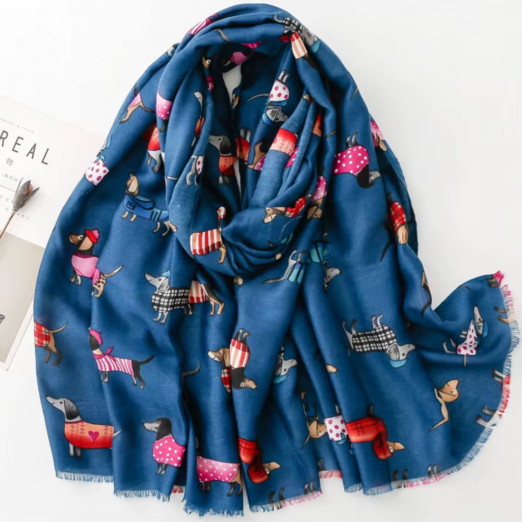 Scarves-Sjal med taxmotiv