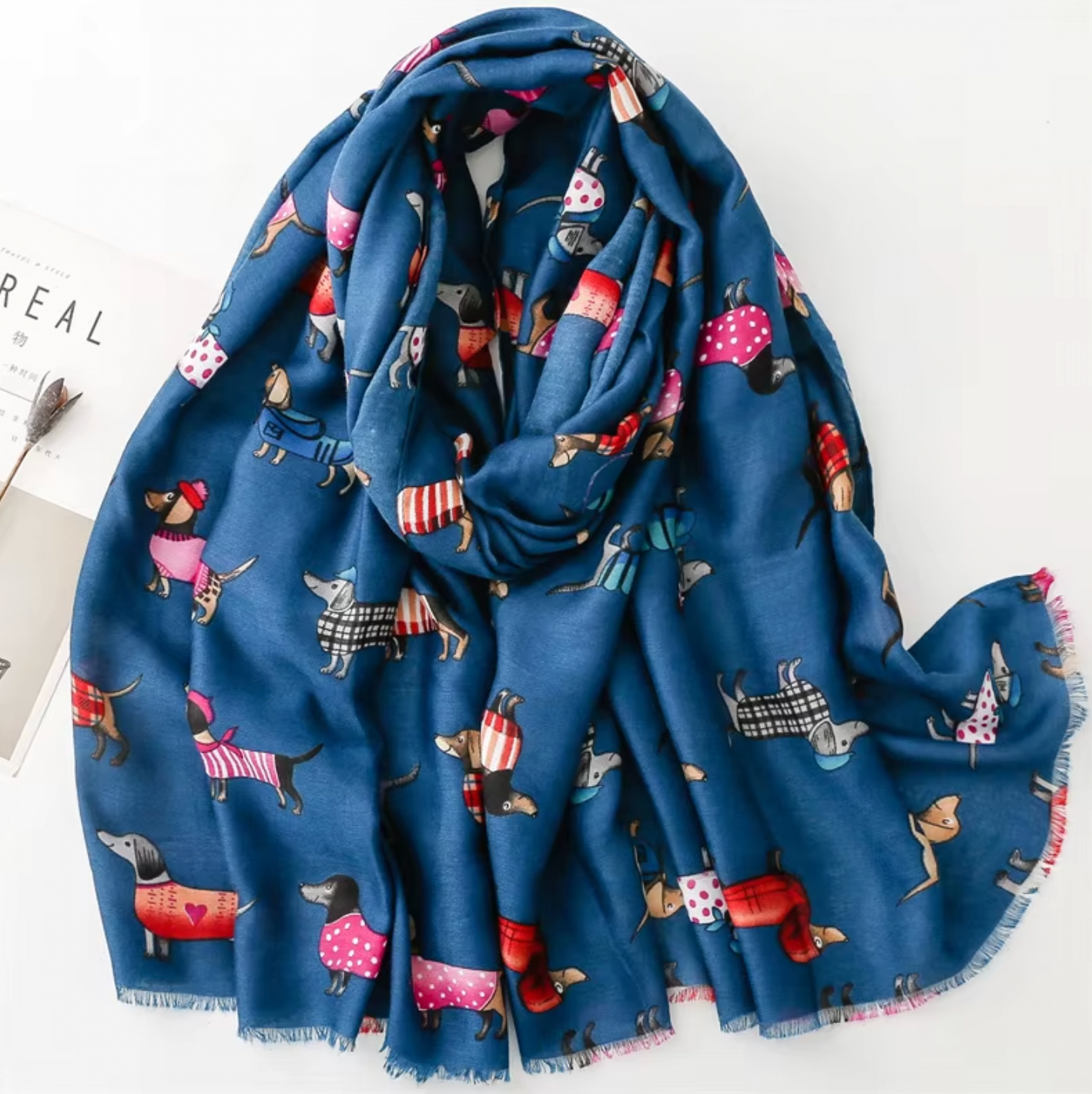 Scarves-Sjal med taxmotiv