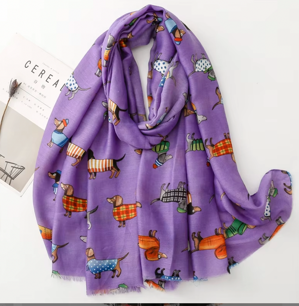 Scarves-Sjal med taxmotiv