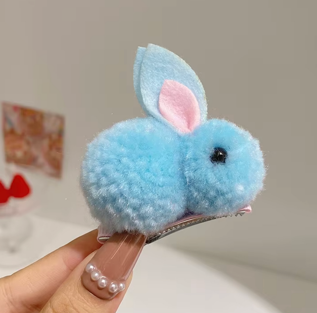 Hårklämma-fluffig kanin