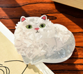 Hårspänne-katt /fluff