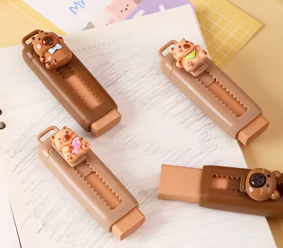 Suddigummi utmatningsbart- kapibala, finns i 4 olika utföranden