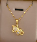 Halsband-Blingnalle"Hanging in there"