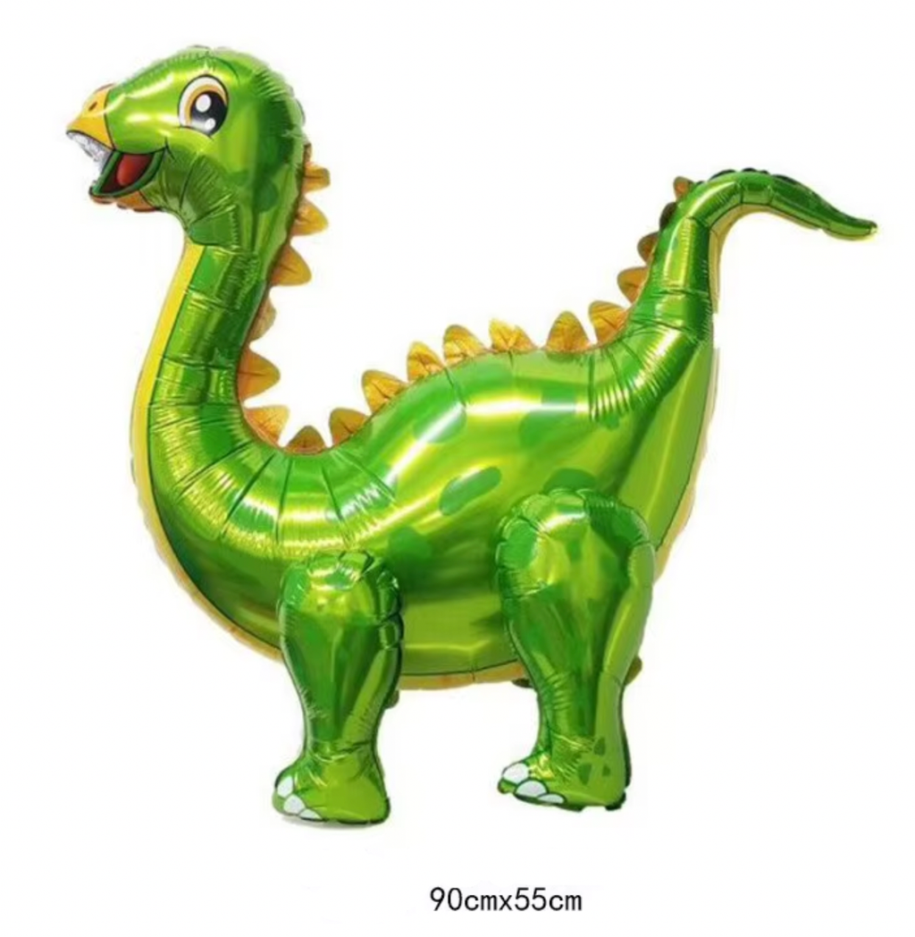 Heliumballong -Stegosaurus, finns i 3 färger