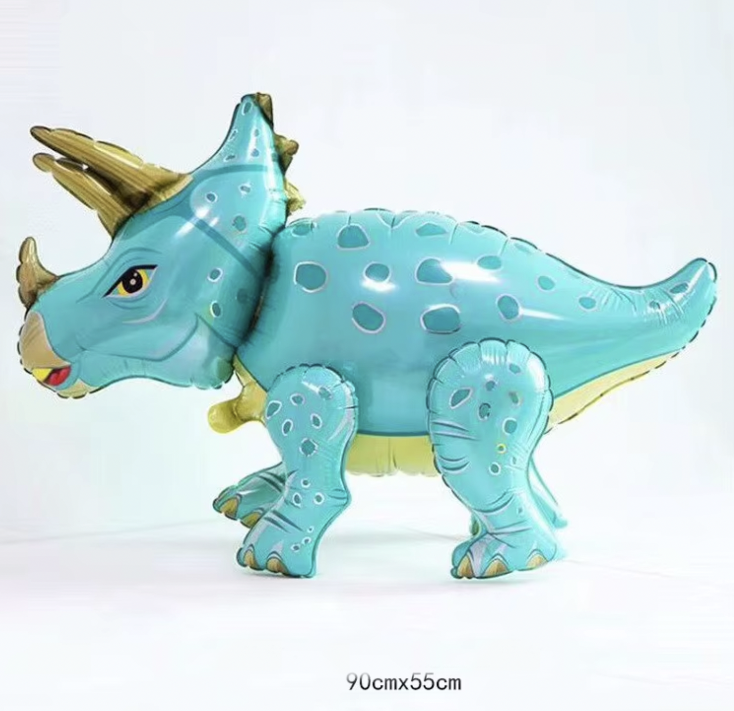 Heliumballong -Triceratops, finns i 3 färger