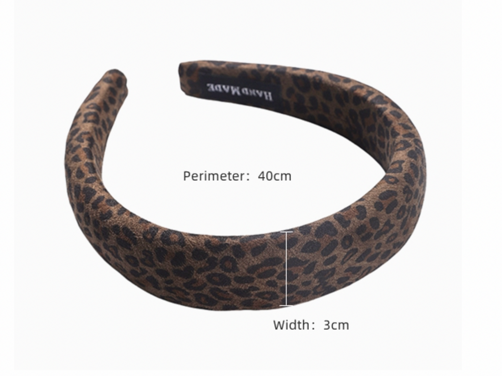 Handgjort diadem-Leopard, finns i 3 nyanser