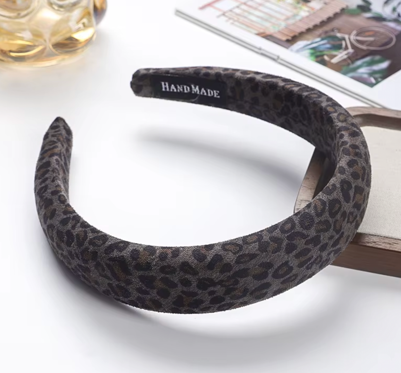 Handgjort diadem-Leopard, finns i 3 nyanser