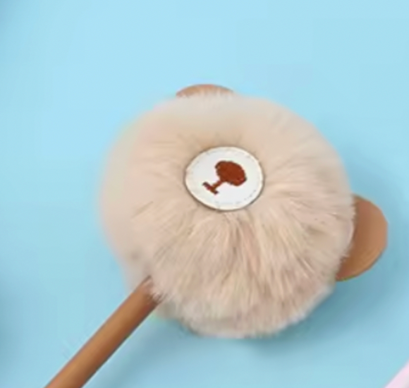 Fluffig gelpenna - björn, finns i 4 olika färger