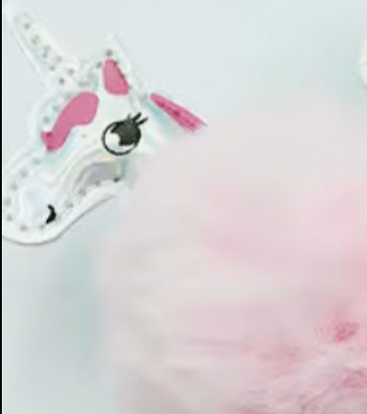 Fluffig gelpenna - enhörning
