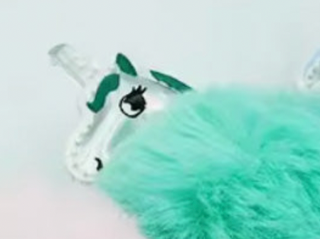 Fluffig gelpenna - enhörning