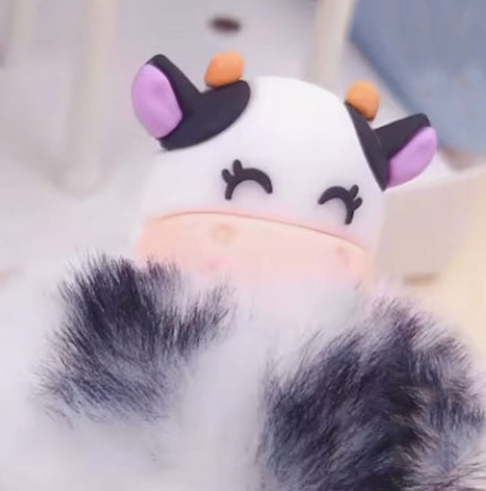 Fluffig gelpenna - ko, finns i 2 varianter