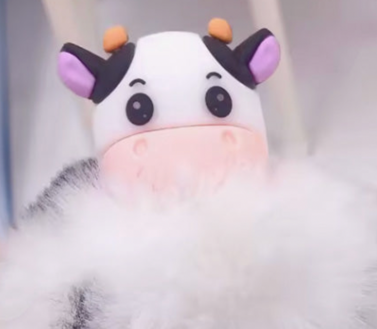 Fluffig gelpenna - ko, finns i 2 varianter