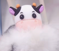 Fluffig gelpenna - ko, finns i 2 varianter