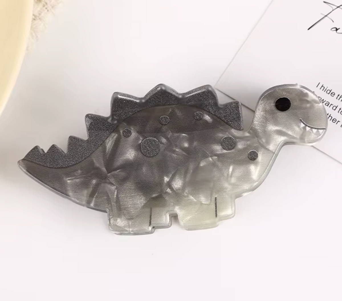 Hårklämma-Dinosaurie, finns i 5 varianter