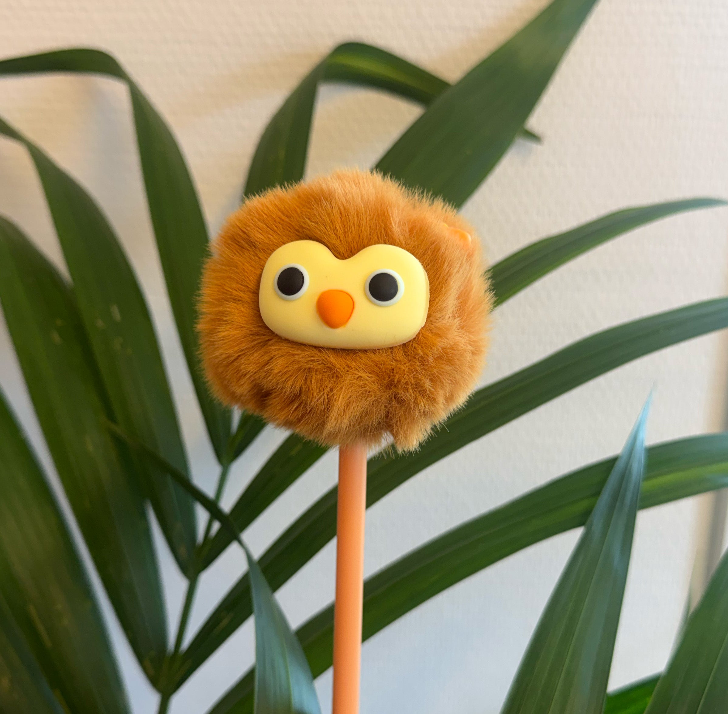 Fluffig gelpenna - Fågel, finns i 4 varianter