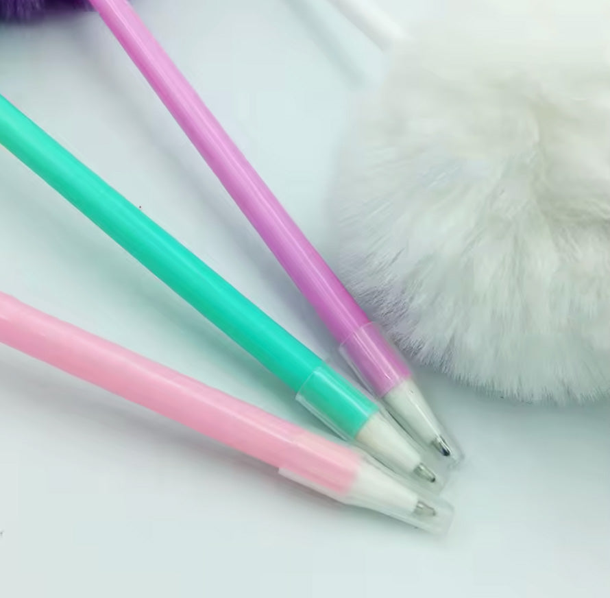 Fluffig gelpenna - enhörning