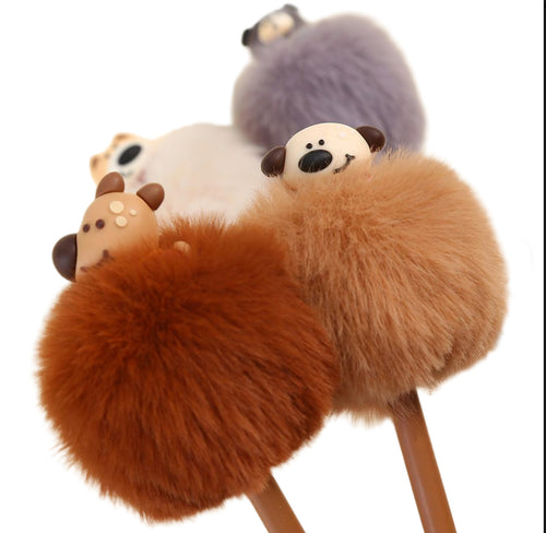 Fluffig gelpenna - hund
