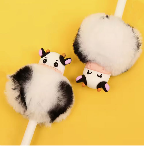 Fluffig gelpenna - ko, finns i 2 varianter