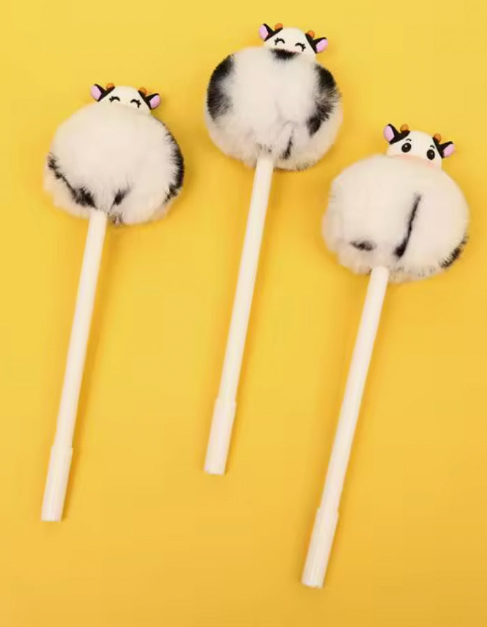 Fluffig gelpenna - ko, finns i 2 varianter
