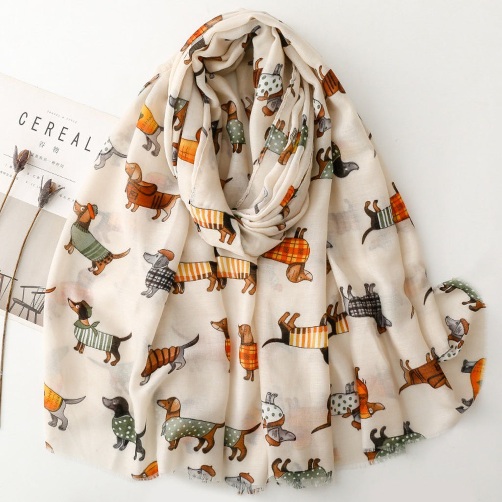 Scarves-Sjal med taxmotiv