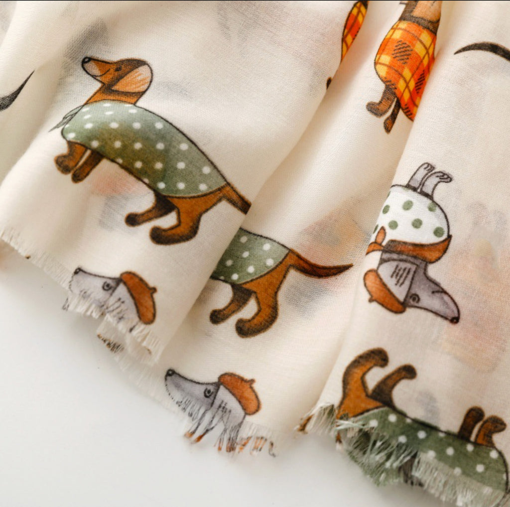 Scarves-Sjal med taxmotiv